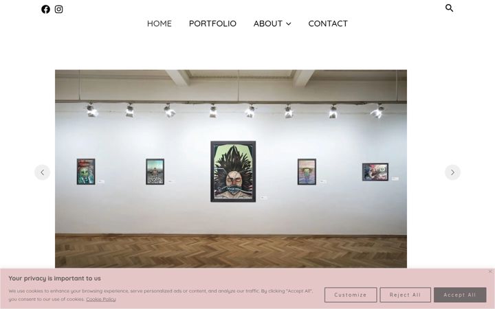 Screenshot of kristina-woods.com