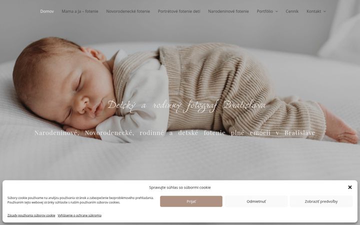 Screenshot of kristinazahorovafoto.sk