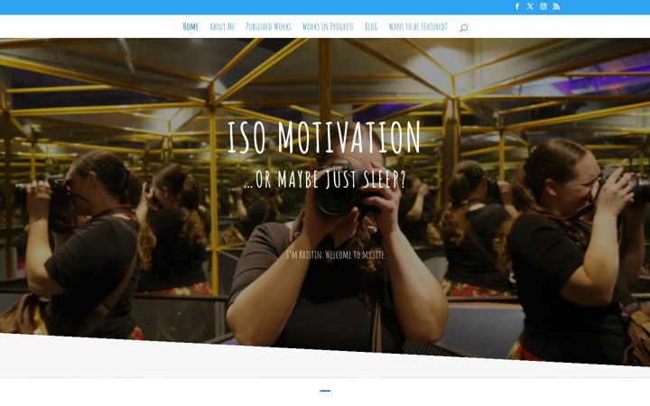 Screenshot of kristincragg.com