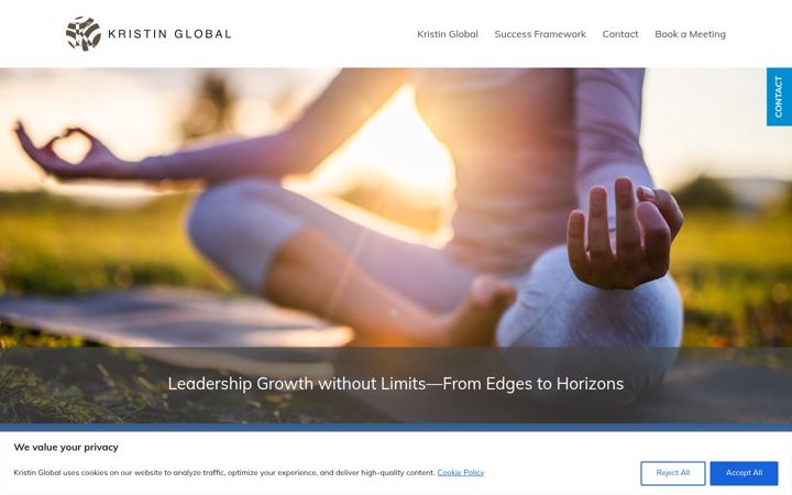Screenshot of kristinglobal.com