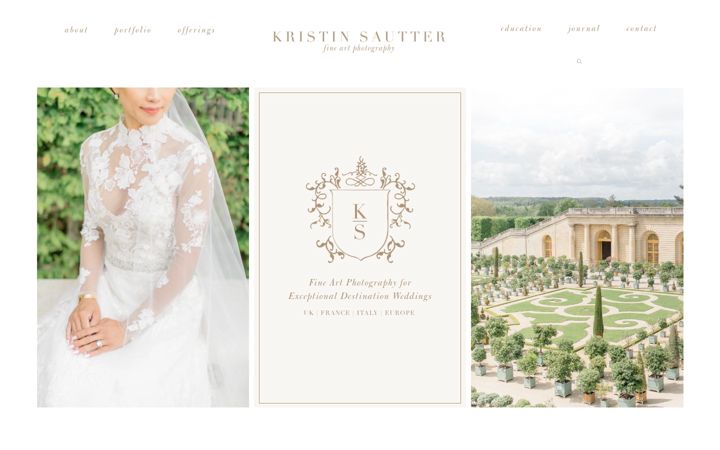 Screenshot of kristinsautter.com