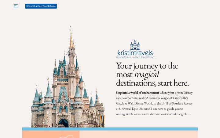Screenshot di kristintravels.com