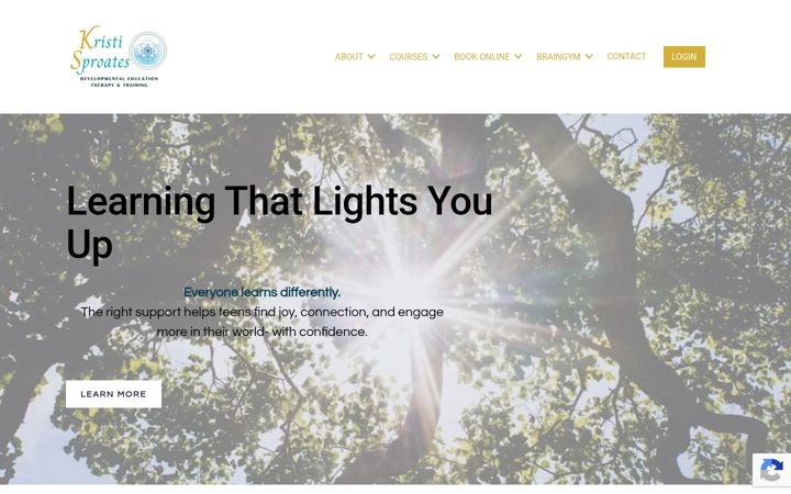 Screenshot of kristisproates.com