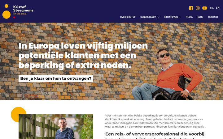 Screenshot of kristofsteegmans.com