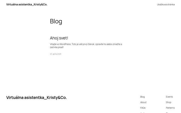 Screenshot of kristy-co.sk