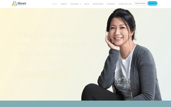 Screenshot di kristyting.com