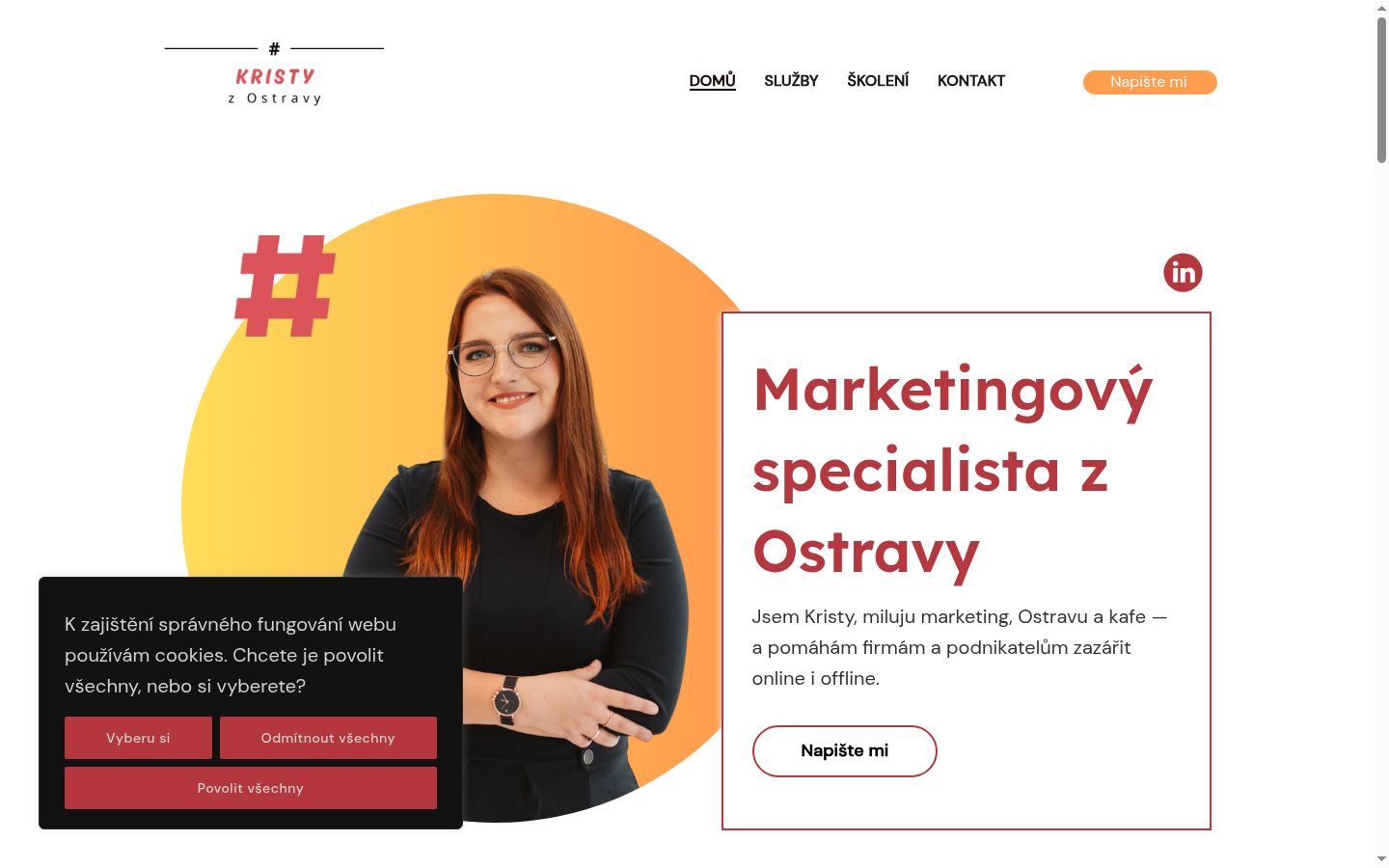 Snímek obrazovky baneru souhlasu zobrazeného před jakoukoli interakcí