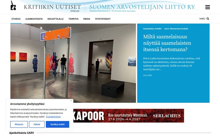 Screenshot of kritiikinuutiset.fi