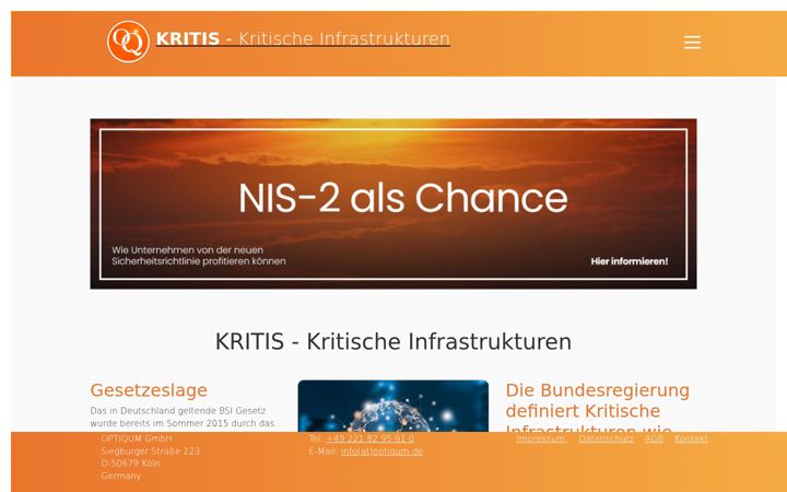 Screenshot of kritis-berater.com