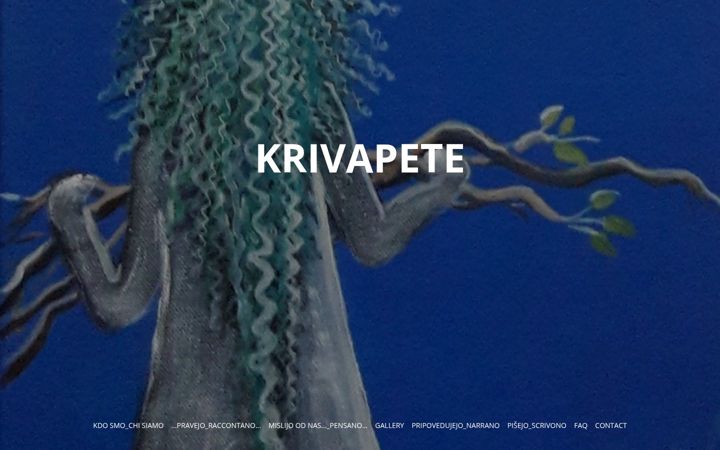Screenshot of krivapete.eu