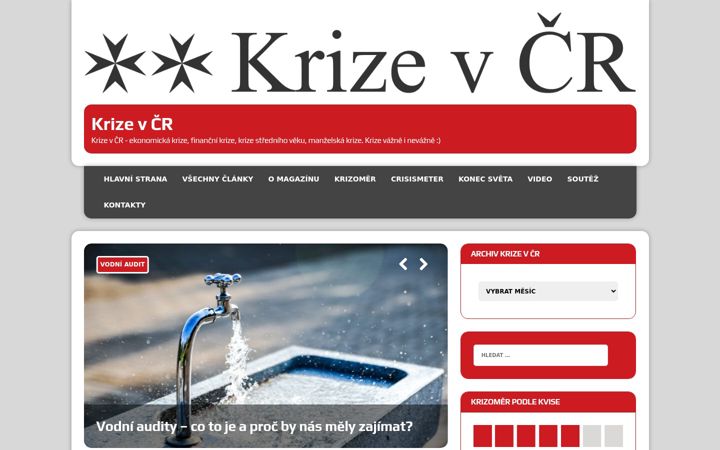 Screenshot of krize-cr.cz