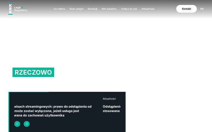 Screenshot of krk.legal