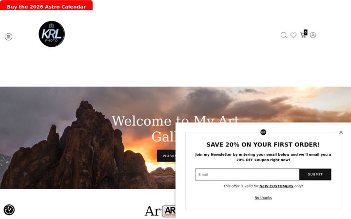Screenshot of krlphoto.com