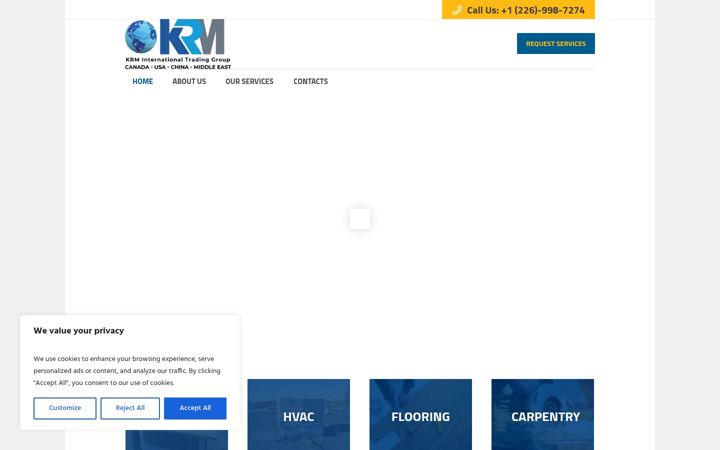 Skærmbillede af krmitg.com