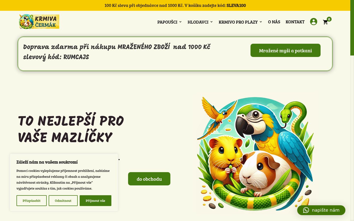 Zrzut ekranu banera zgody wyświetlanego przed jakąkolwiek interakcją