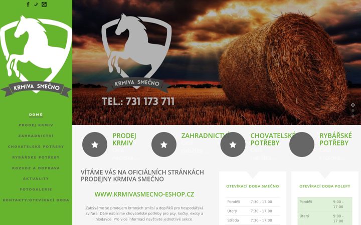 Screenshot of krmivasmecno.cz