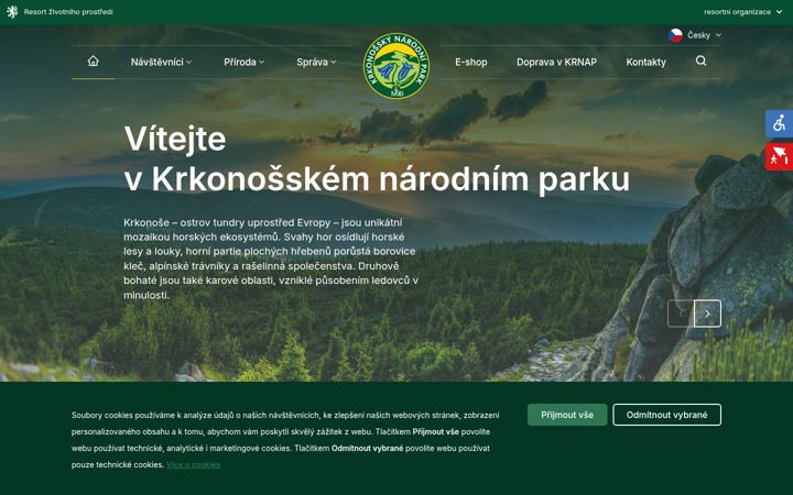 Screenshot of krnap.cz