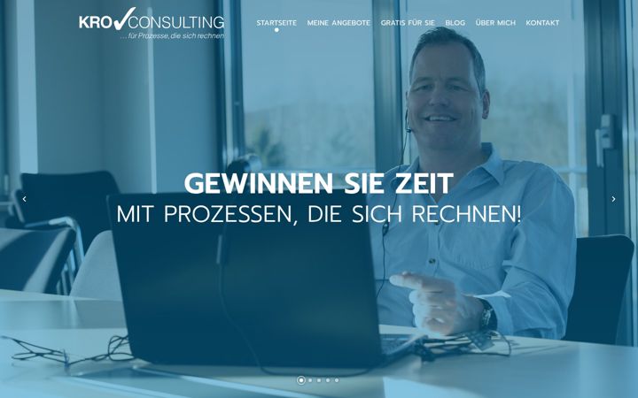 Screenshot of kro-consulting.de