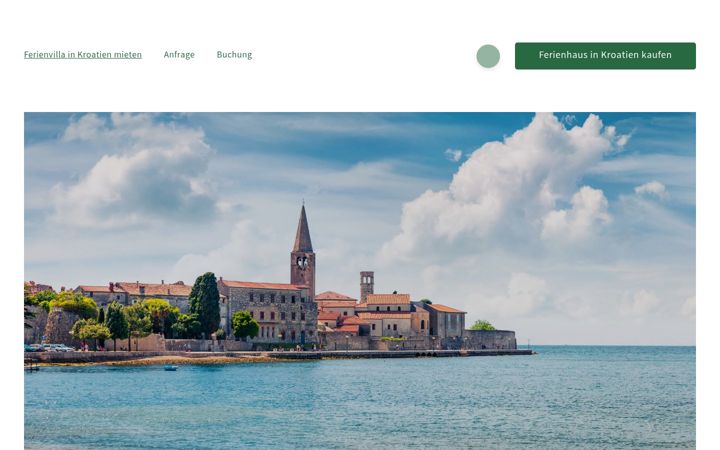 Screenshot of kroatien-villa.at