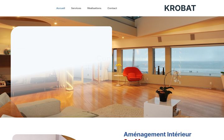 Screenshot of krobat.fr