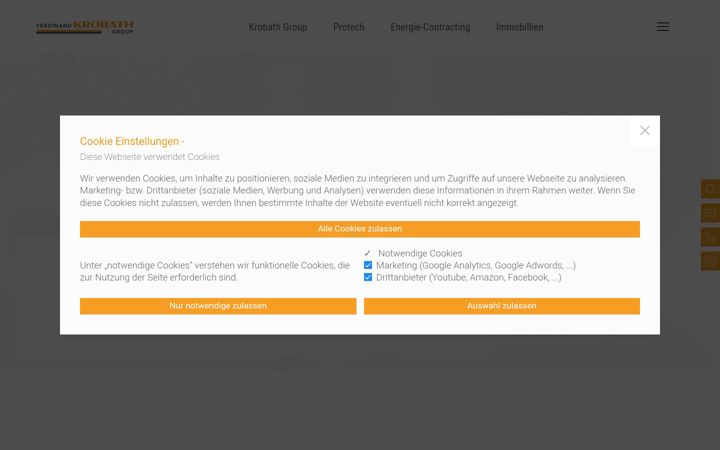 Screenshot of krobath.com