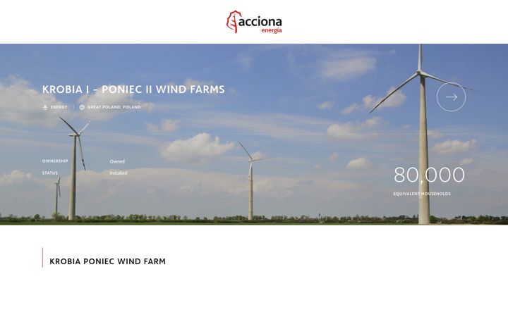 Screenshot of krobia-poniecwindfarm.com