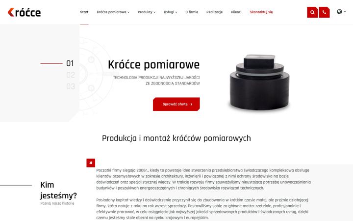 Skærmbillede af krocce.com