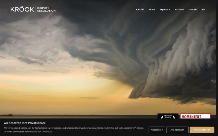 Screenshot of kroeck-disputes.com