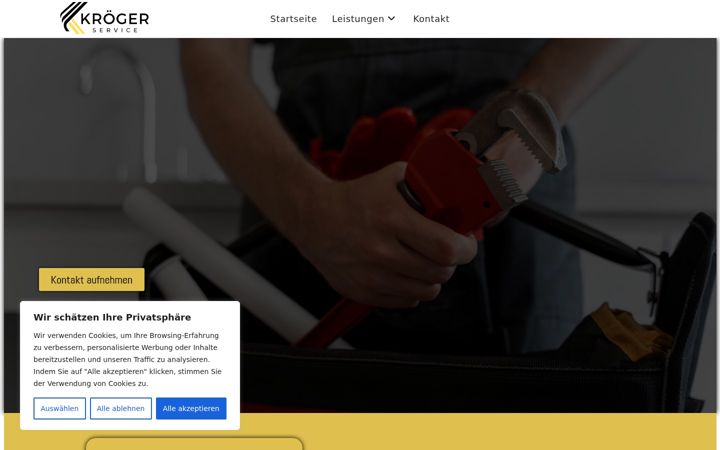 Screenshot of kroeger-service.de