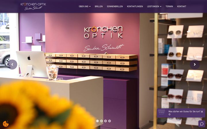 Screenshot of kroenchen-optik.de