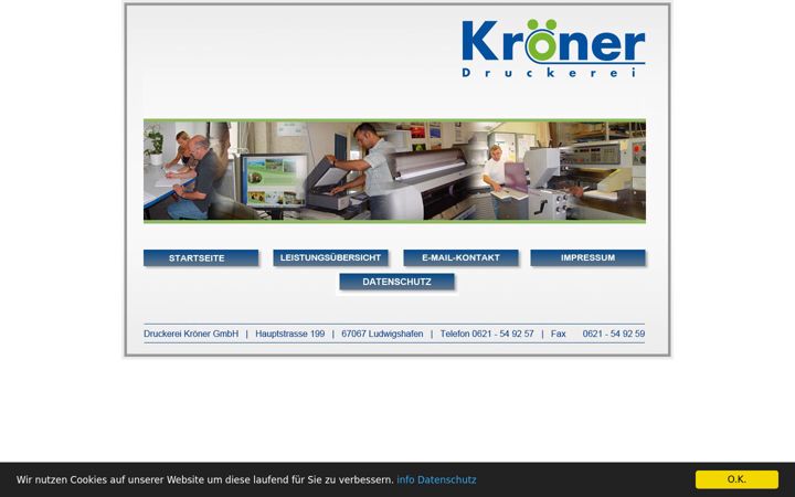 Screenshot of kroener.com