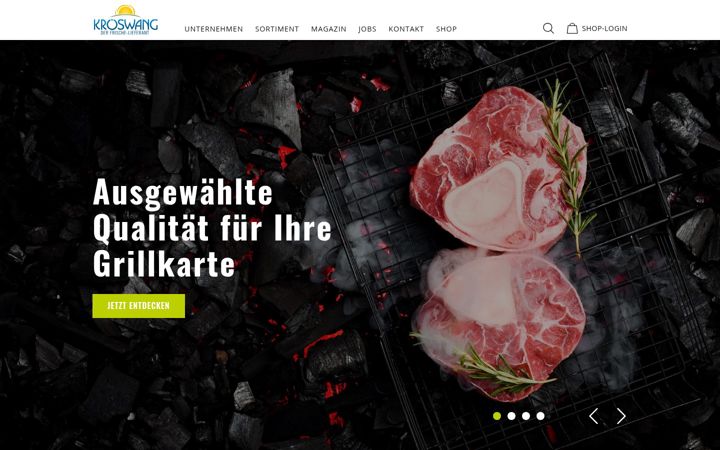 Screenshot of kroeswang.at