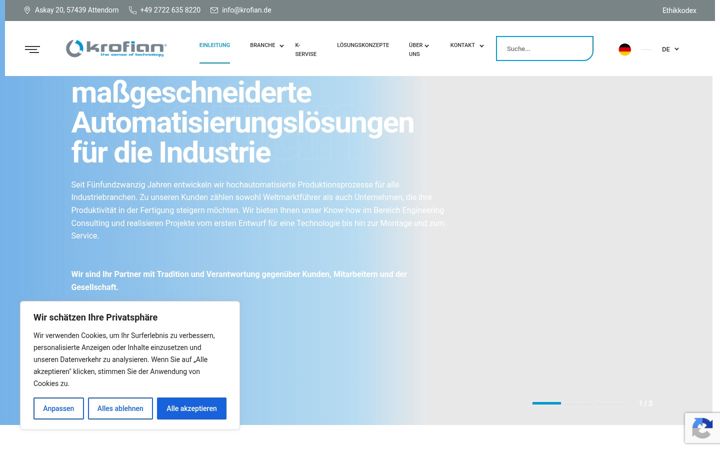 Screenshot of krofian.de