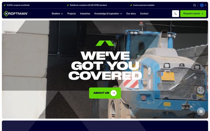 Screenshot of kroftman.com