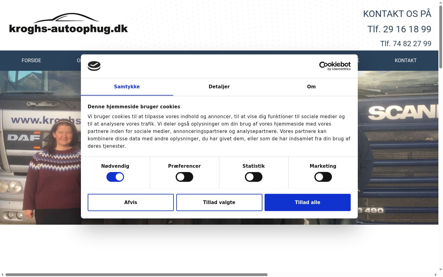 Sutikimo reklamjuostės, rodytos prieš bet kokią sąveiką, ekrano kopija