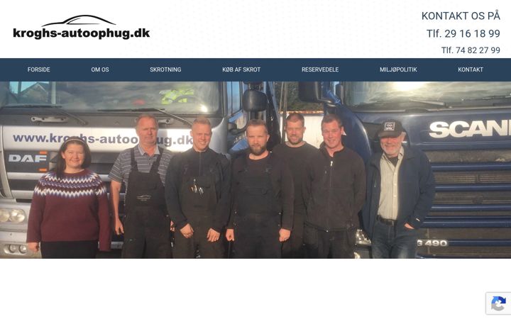 Screenshot of kroghsautoophug.dk