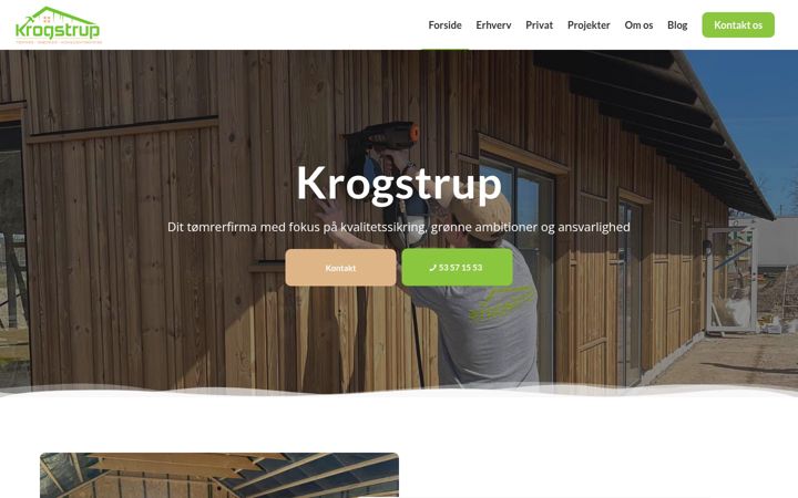 Screenshot of krogstrupaps.dk