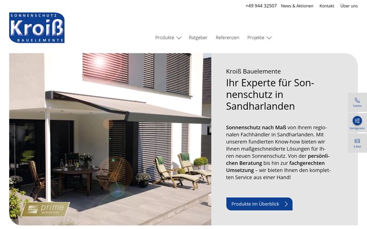Screenshot of kroiss-bauelemente.de