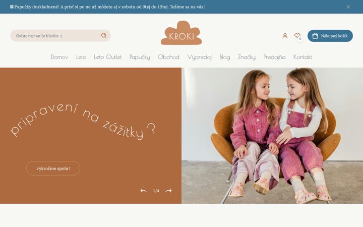 Screenshot of kroki.sk