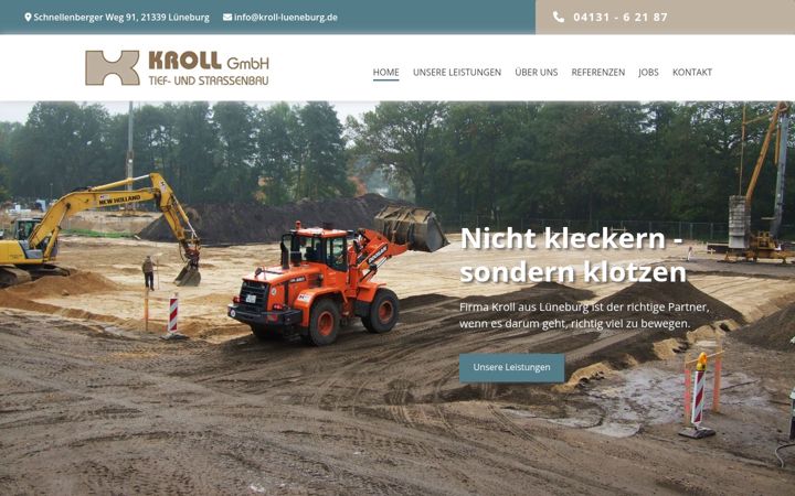 Screenshot of kroll-lueneburg.de