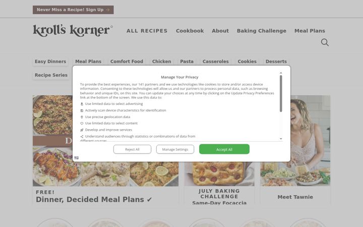 Screenshot of krollskorner.com