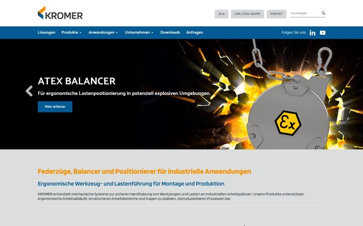Skärmbild av kromer.com