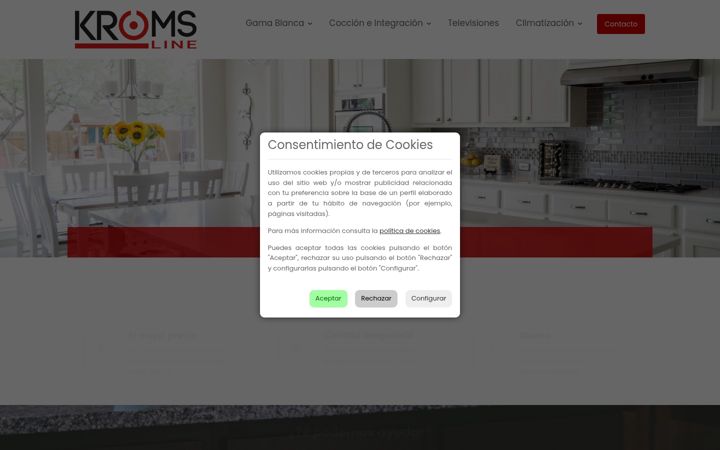 Screenshot of kromsline.com