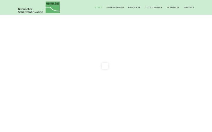 Screenshot of kronacher-schaefte.de