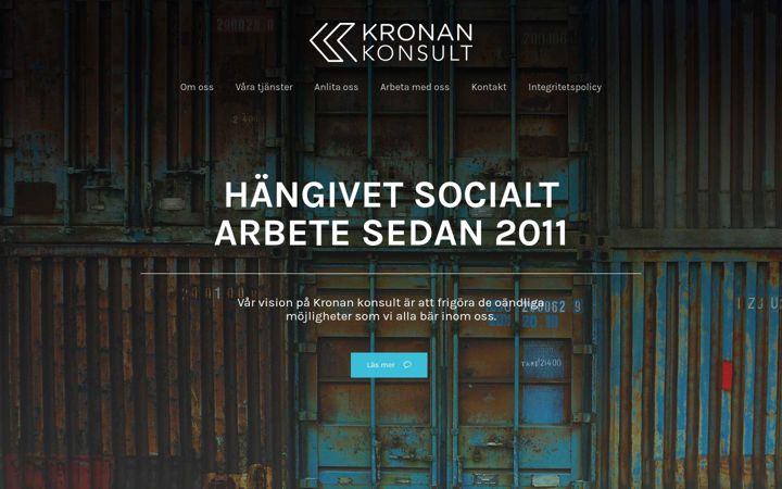 Screenshot of kronankonsult.se