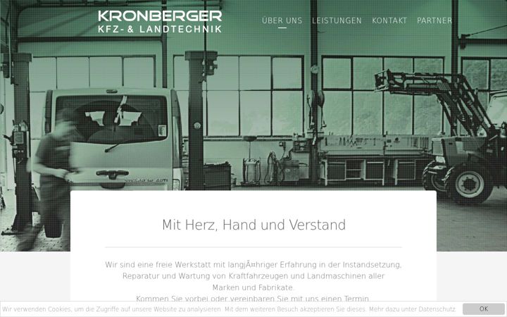 Screenshot of kronberger-kfz.com