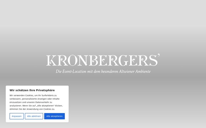 Screenshot of kronbergers.at