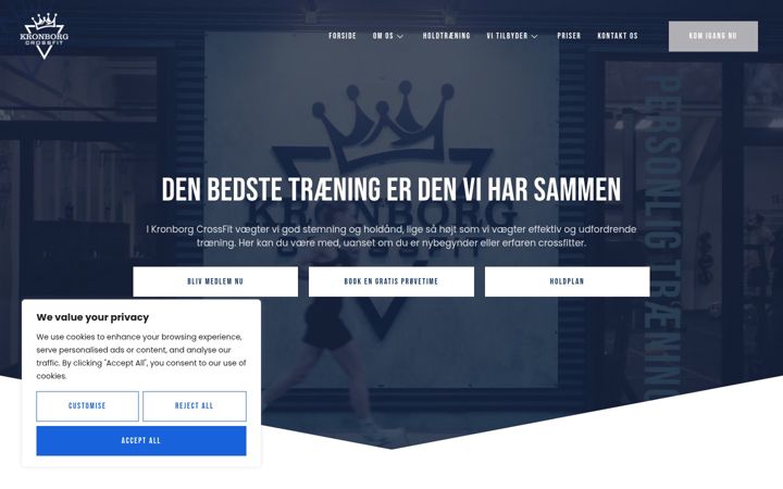 Screenshot of kronborg-crossfit.dk
