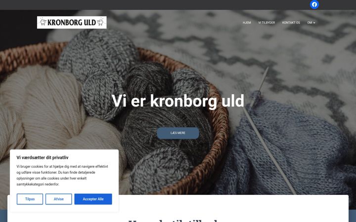 Screenshot of kronborguld.dk