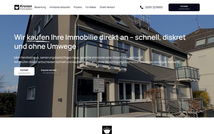 Screenshot of kronengmbh.de